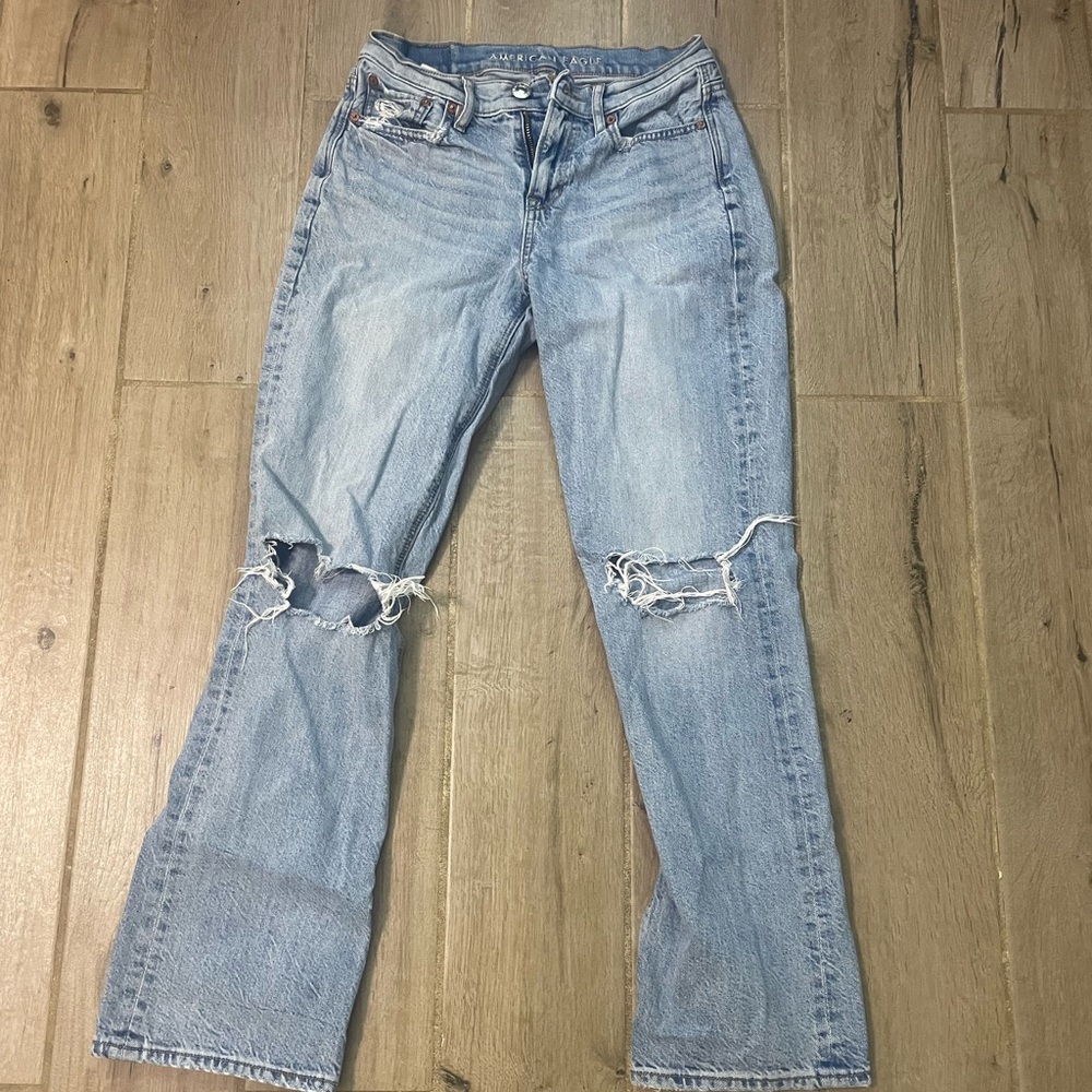 light wash flare jeans
